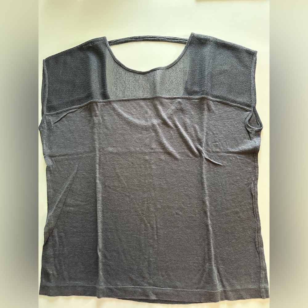 Club Monaco linen knit top